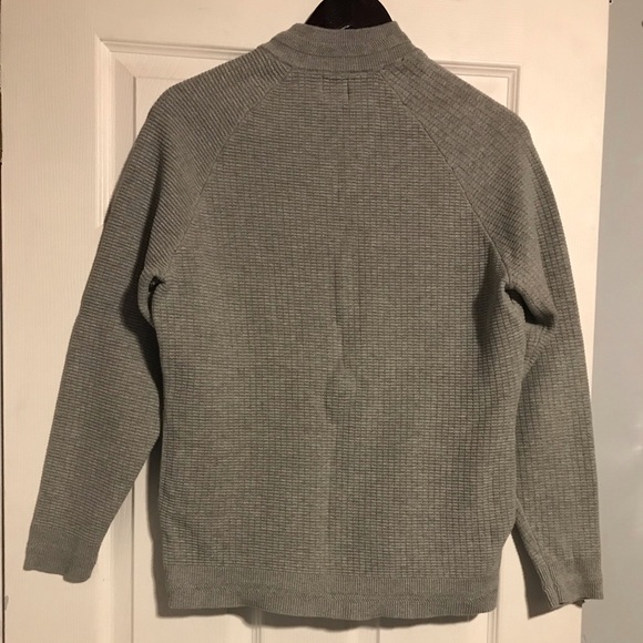 Zara Gray Zip front Cardigan Medium - Picture 2 of 8